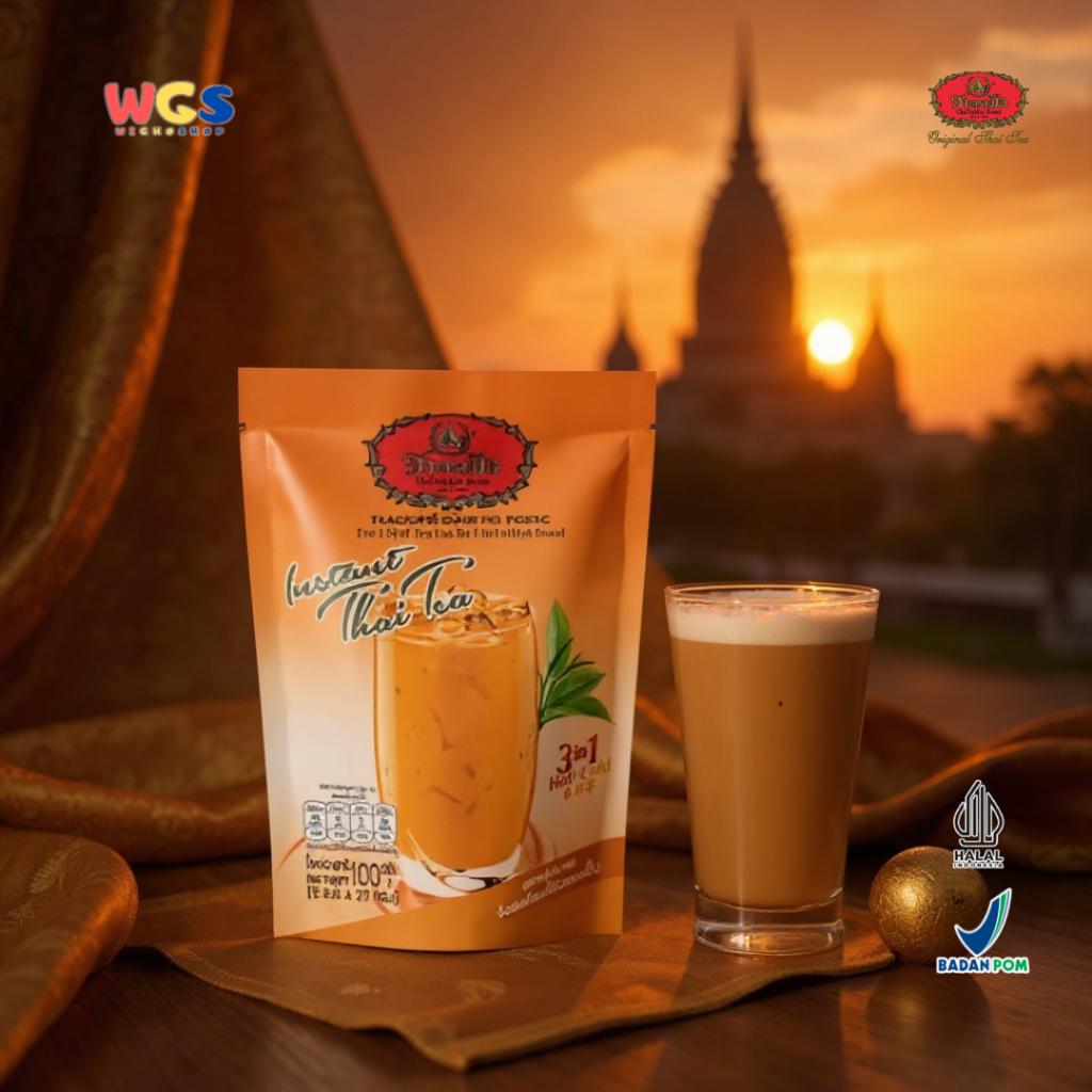 Jual ChaTraMue Instant Thai Tea 3 in 1 (5 Sachet × 20g) 100g | Teh Susu ...