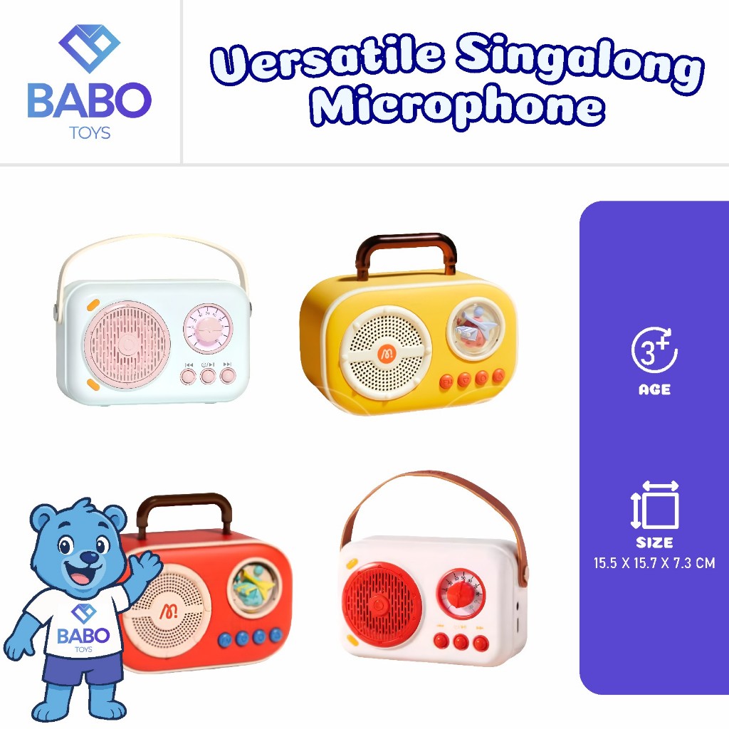 Jual Mideer Versatile Singalong Microphone Mainan Mic Karaoke Bluetooth ...
