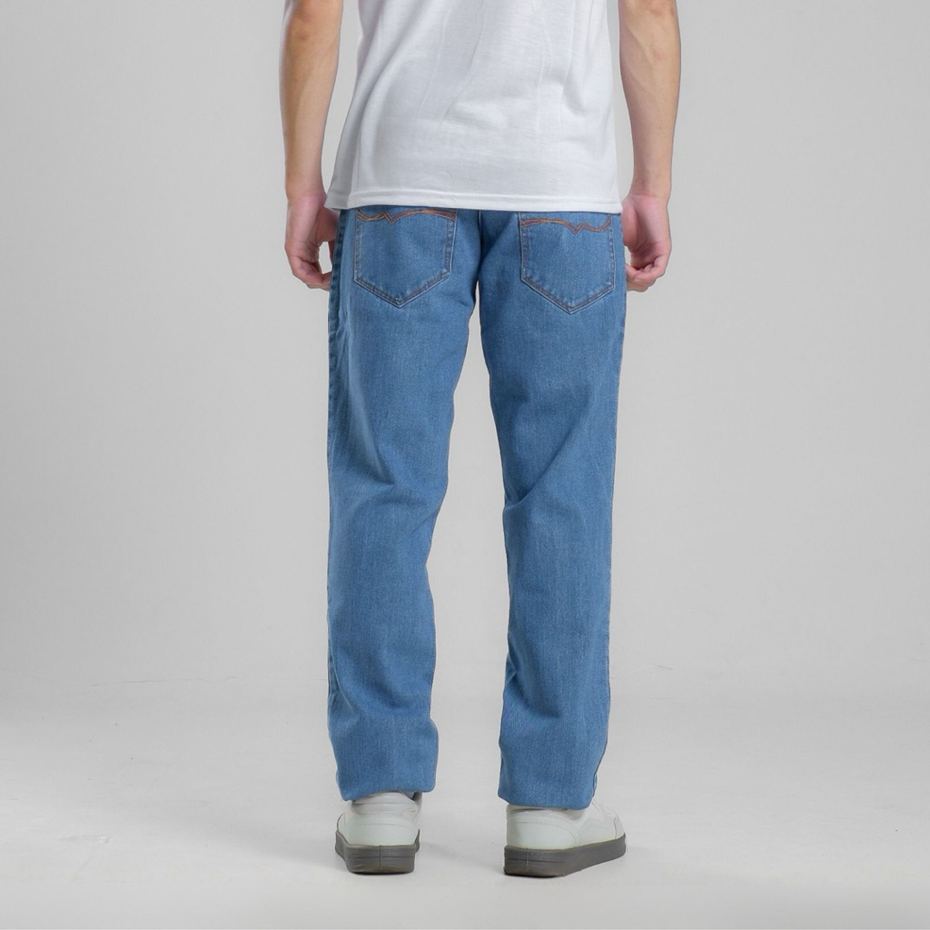 Jual Swer Project - Celana Jeans Pria Straight Fit – Denim Pants Light ...