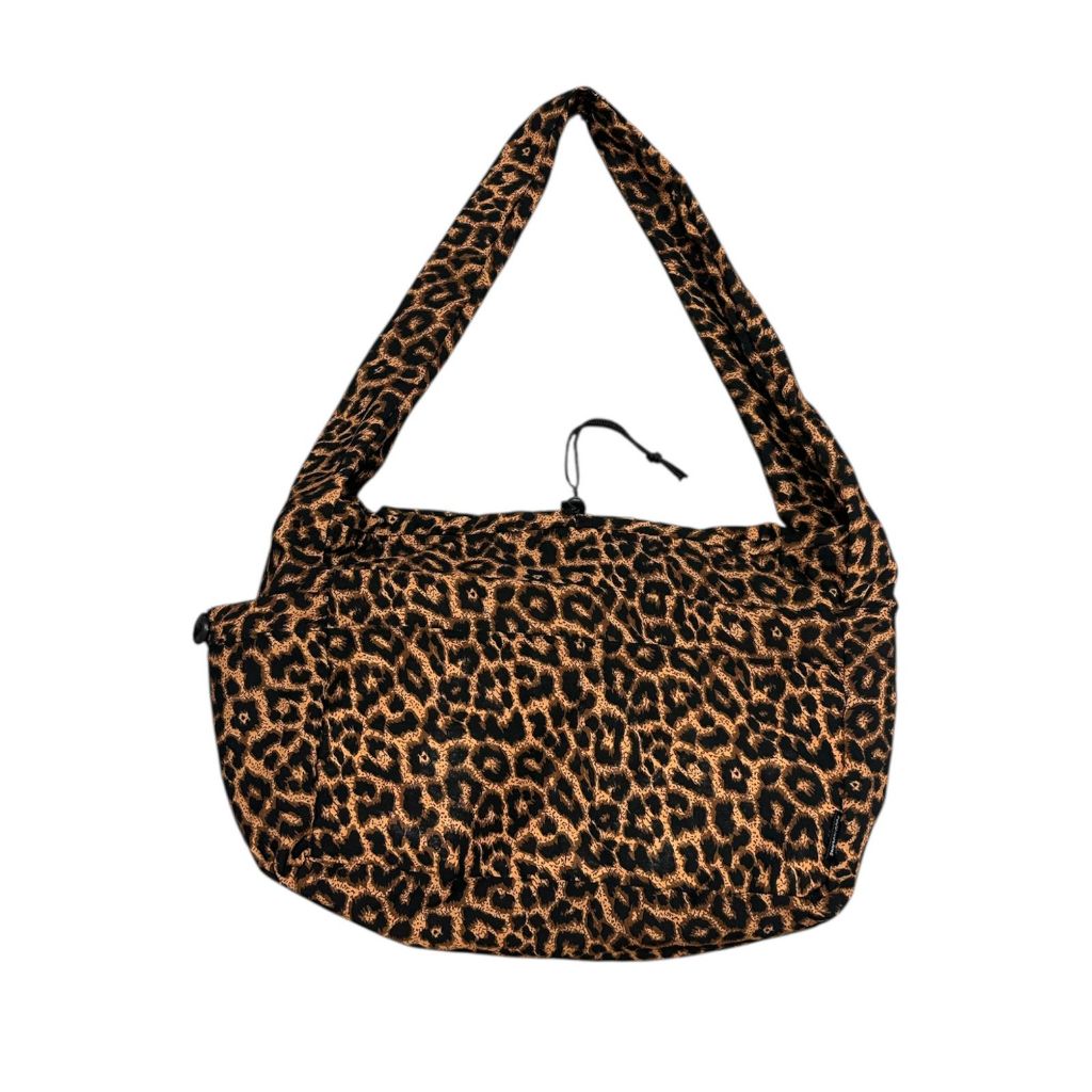 Puddinglane Sling Bag Pria Wanita Tas Selempang Cowok Cewek Shoulderbag Leopard Furry