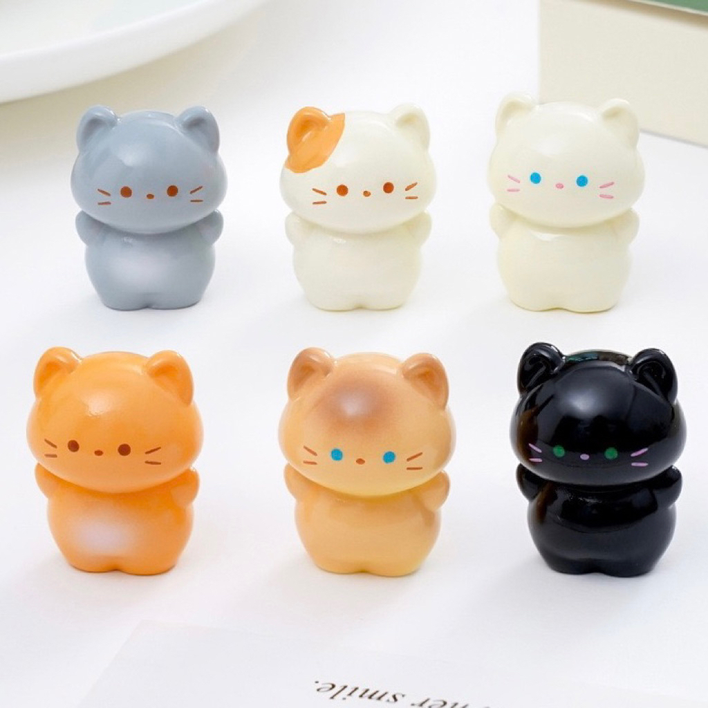 Jual (1Pcs) C229 Figure 3D Mini Cat Kucing Cute | Shopee Indonesia