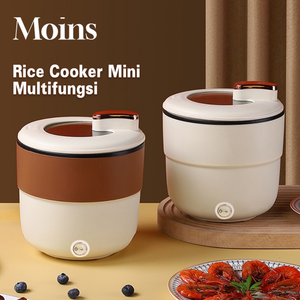 Jual Rice Cooker Mini 18CM Coklat Penanak Nasi Serbaguna Panci Listrik ...