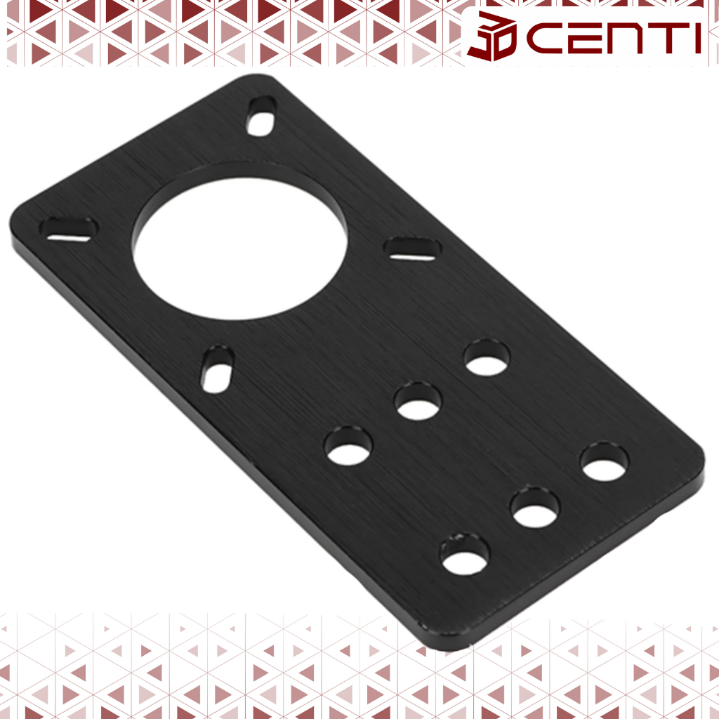 Jual Openbuilds StepperMotor Mount Plate Nema 17 Aluminium Black 3 Mm ...