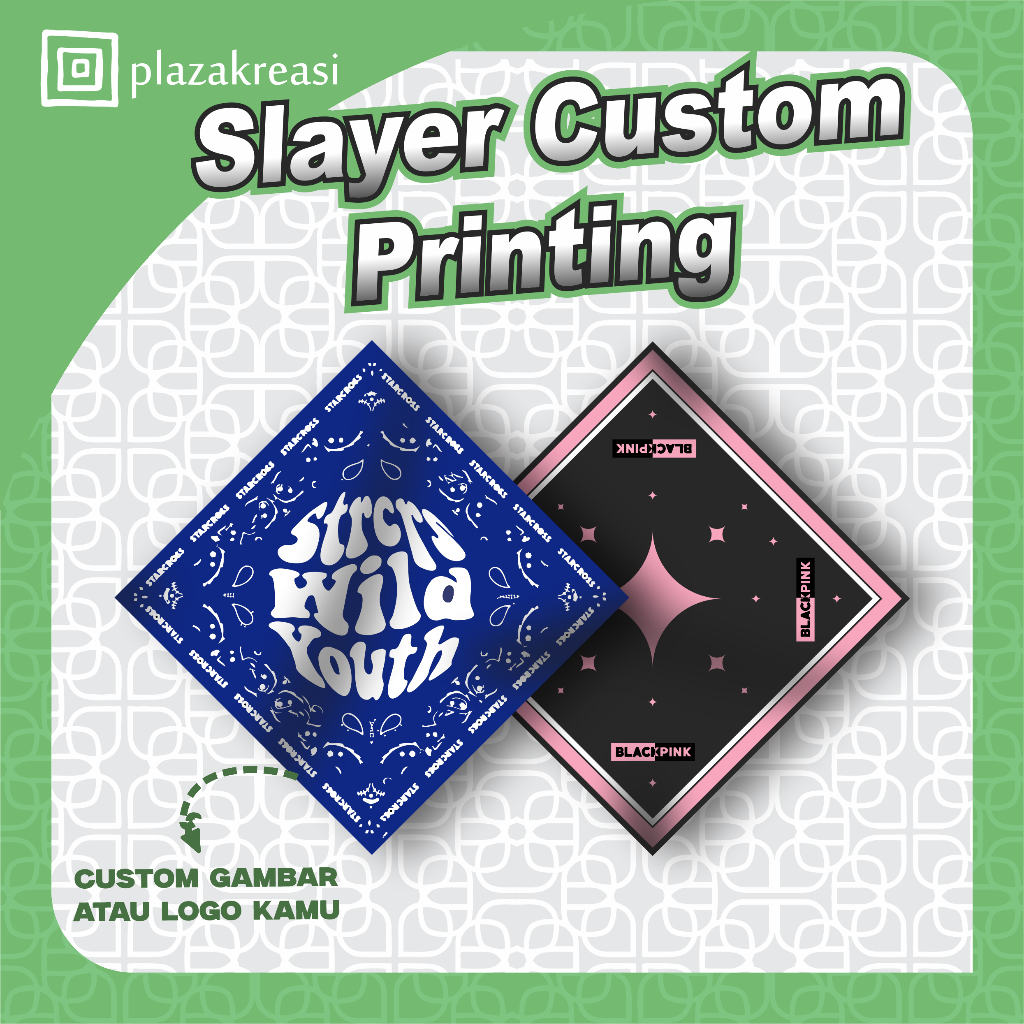 Jual Slayer Custom Printing Premium – Bahan Polycotton, Finishing Rapi ...
