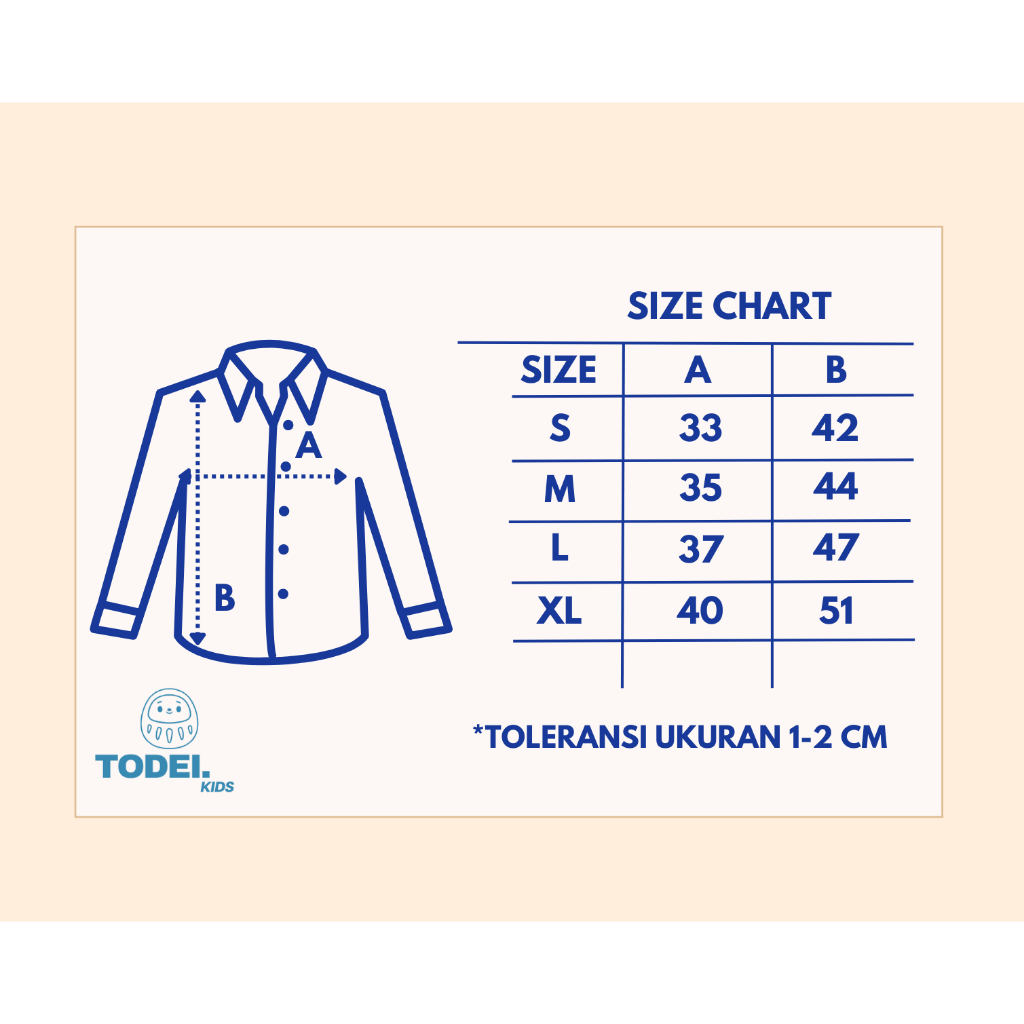 Jual Todei.kids Kemeja Miura / Kemeja Salur Lengan Panjang Anak Laki ...