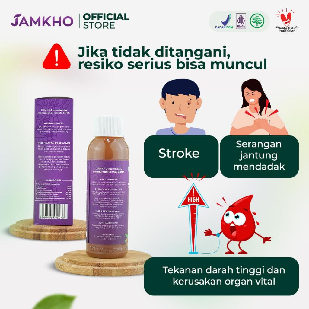 Jual Paket 7 Jamkho 100ml Herbal Penurun Kolesterol LDL Alami Kesehatan ...