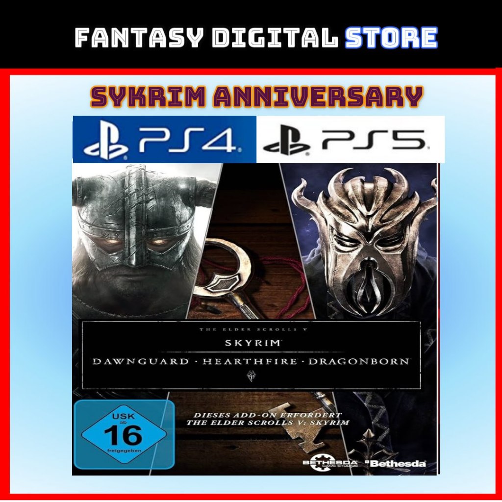 Jual The Elder Scrolls V Skyrim Anniversary Edition PS4 PS5 Digital ...
