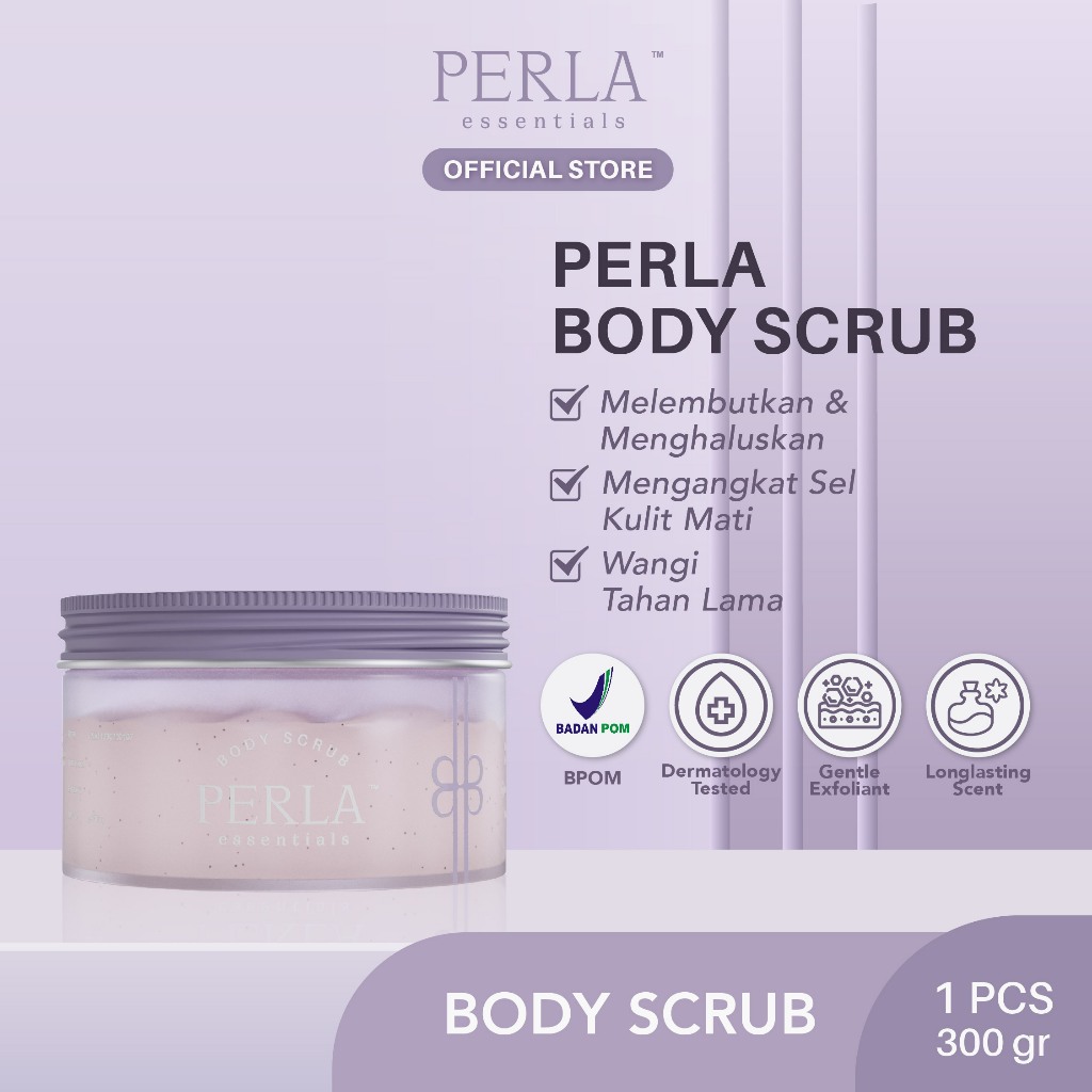 Jual PERLA Essentials Body Scrub 300 gr | Shopee Indonesia