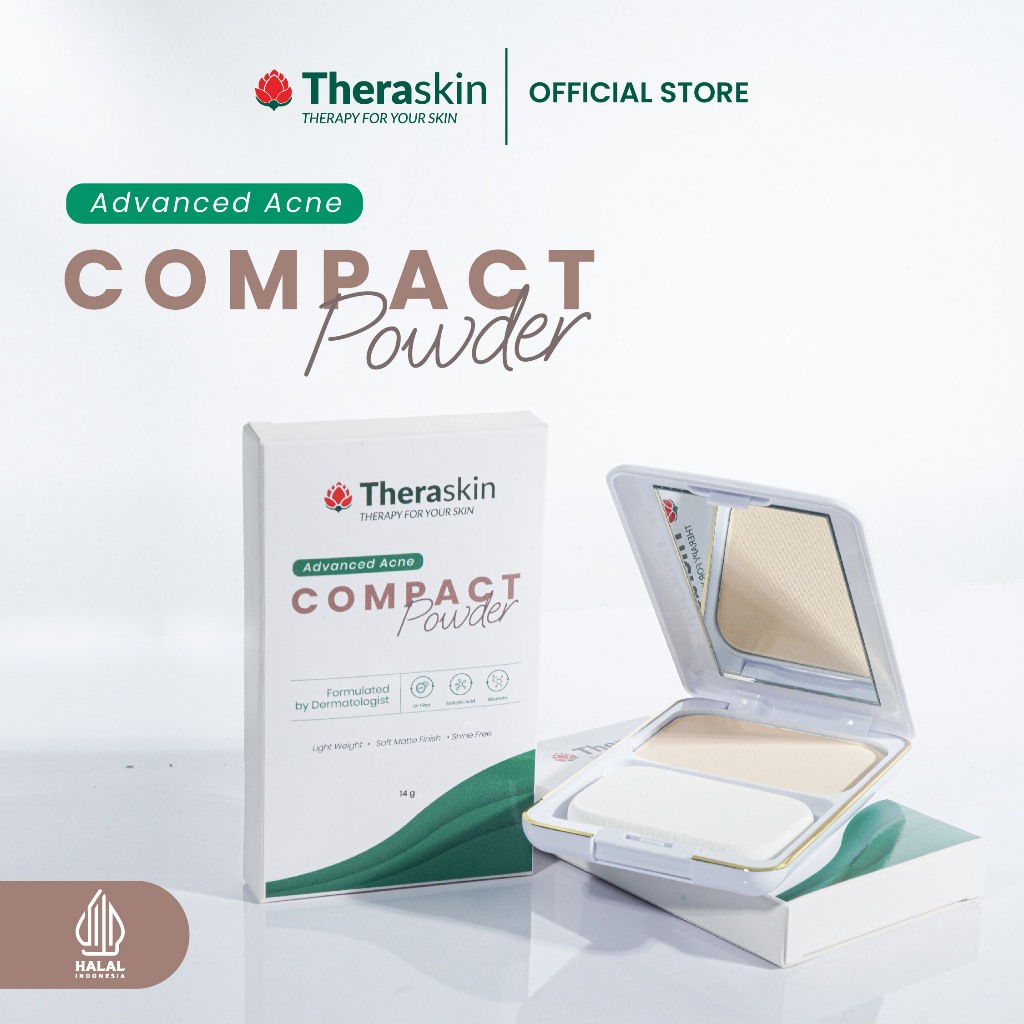 Jual Theraskin Advanced Acne Compact Powder - Compact Powder dengan ...