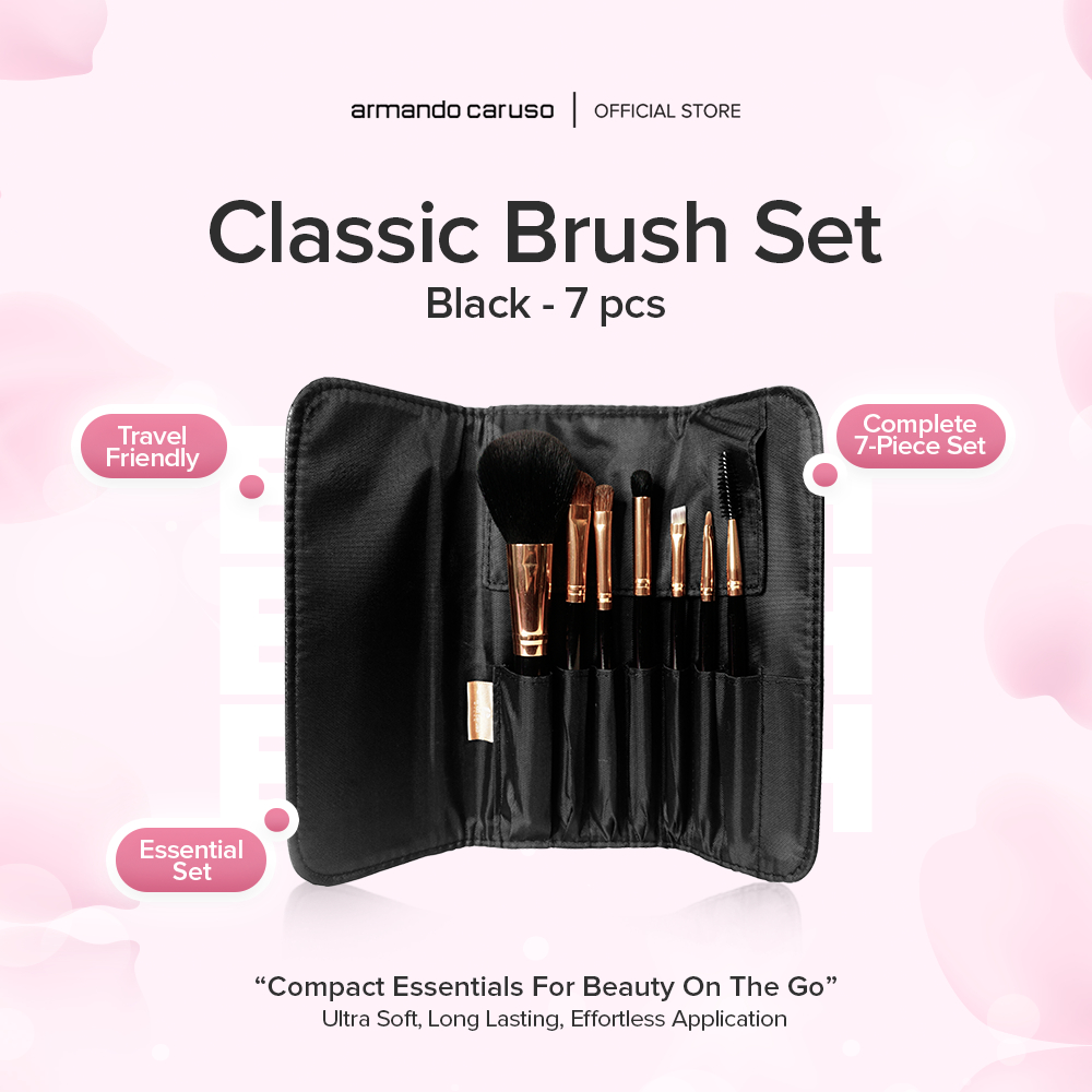 Armando Caruso Classic 7 Pieces Brush Set Black - 50077