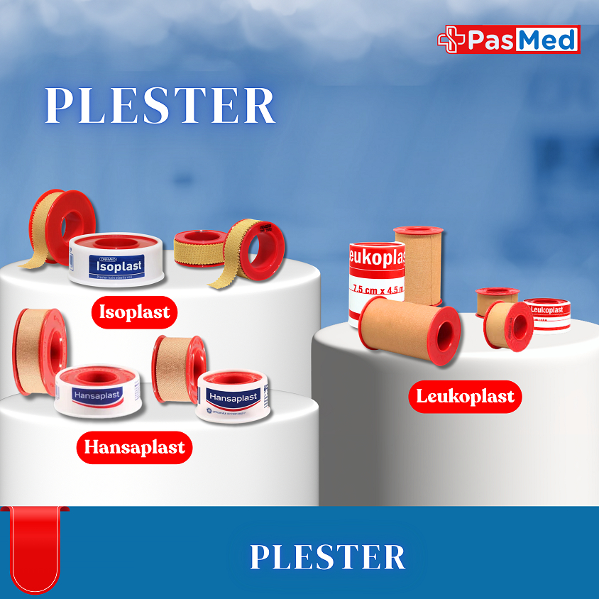 Jual Plester HANSAPLAST Roll Besar 1,25cm x 5 Meter/ Roll Kecil 1,25cm ...
