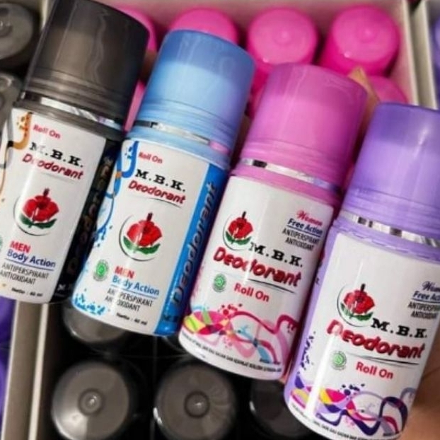 Jual M.B.K DEODORANT ROLL ON 40ML/DEODORANT 40ML MBK HALAL | Shopee ...