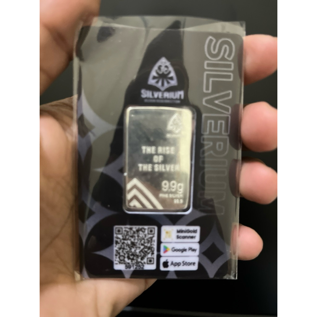 Jual Silverium 9.9Gram Kadar 99.99 Desain The Rise of The Silver ...