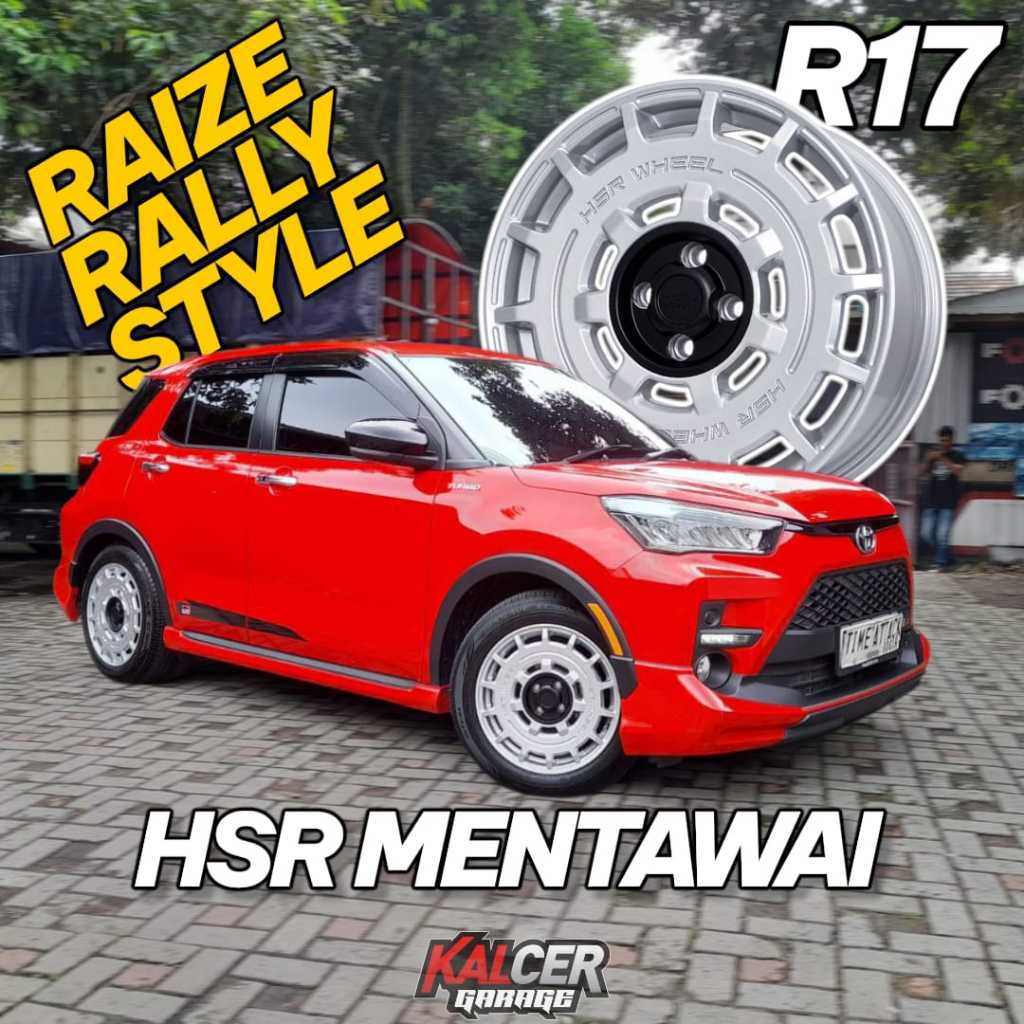 Jual VELG MOBIL RAIZE HSR MENTAWAI RING 17 PCD 4x100 LEBAR 7,5 ET45 ...