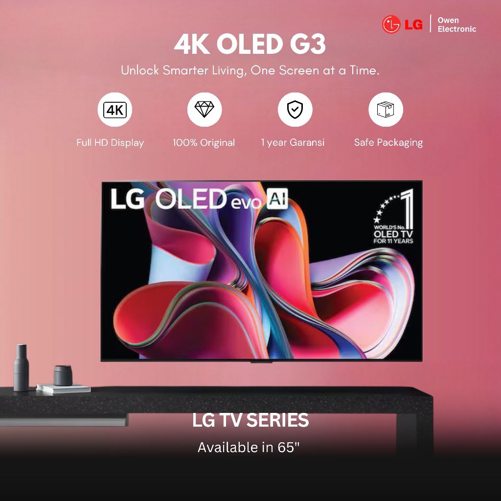 Jual LG 65G3 / 65G3PSA OLED TV 65 inch g3 | Shopee Indonesia