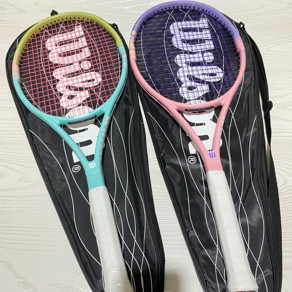Jual RAKET TENIS WILSON TEMPEST PINK CHERRY / TOURQOISE BLUE PREMIUM ...