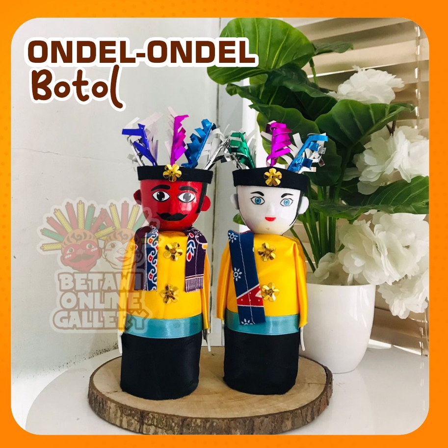 Miniatur Ondel-ondel [Sepasang]