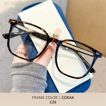 Eggry Eyewear Frame Kacamata Photocromic Anti Radiasi Blueray Minus Wanita Pria Cowok Korea
