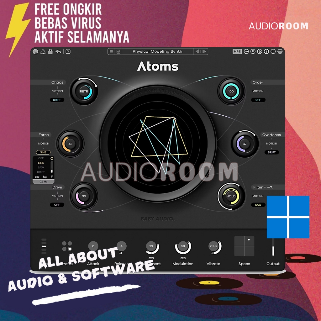 BABY Audio Atoms v1.2 Synthesizer ( Full Activated )