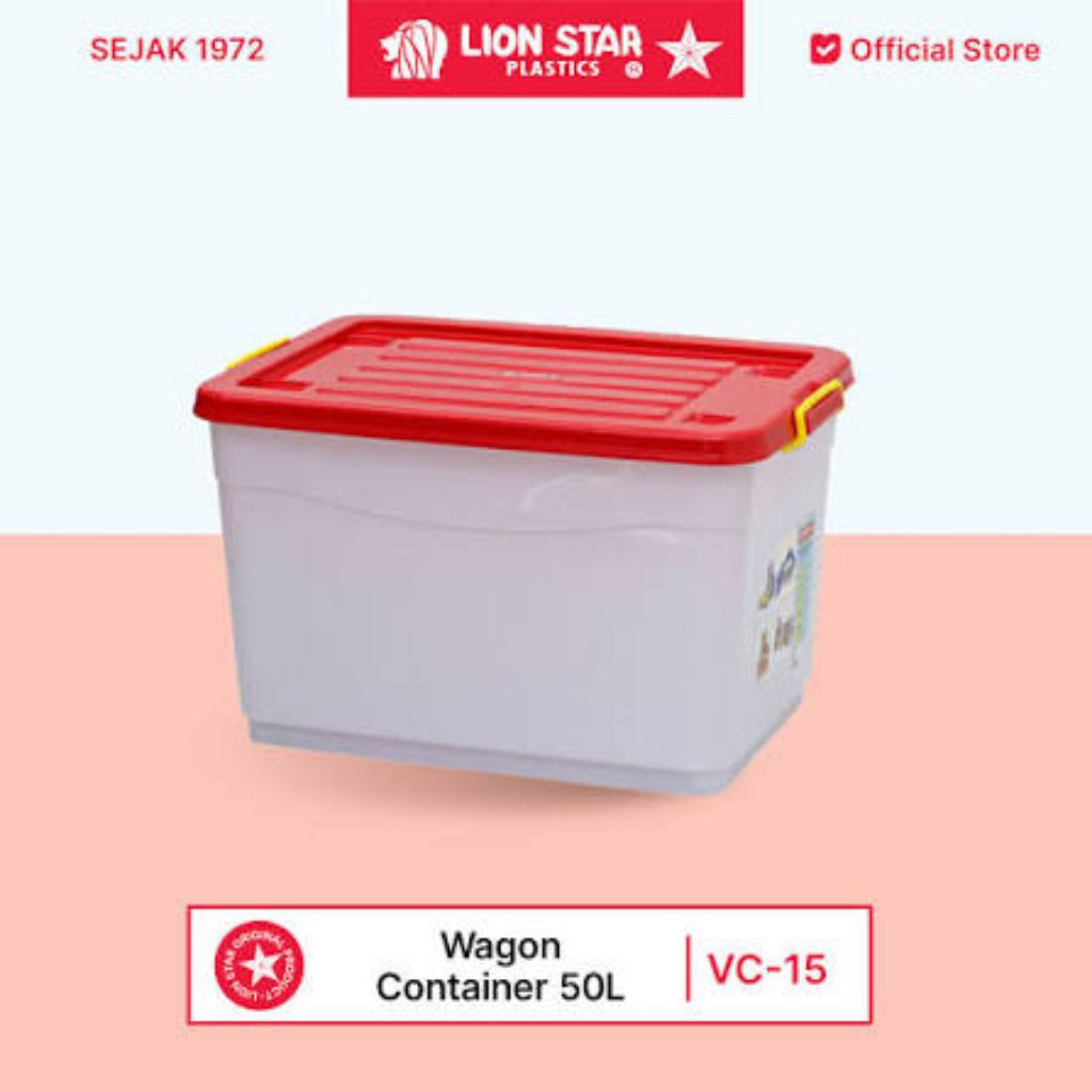 Jual Lion Star Container Box wagon 50L | Shopee Indonesia