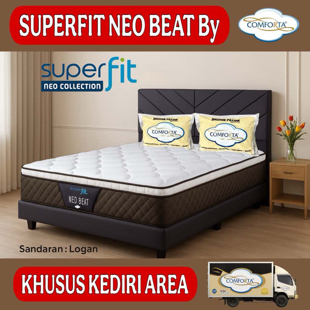 Jual Kasur Spring Bed Comforta Superfit - NEO BEAT (Fullset) | Shopee ...