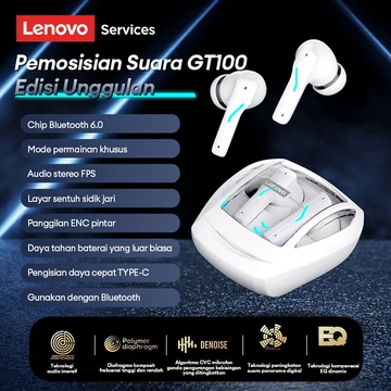 Lenovo Thinkplus GM2 Pro Tws Headset Bluetooth Gaming Super Bass Wireless Earphone Bluetooth