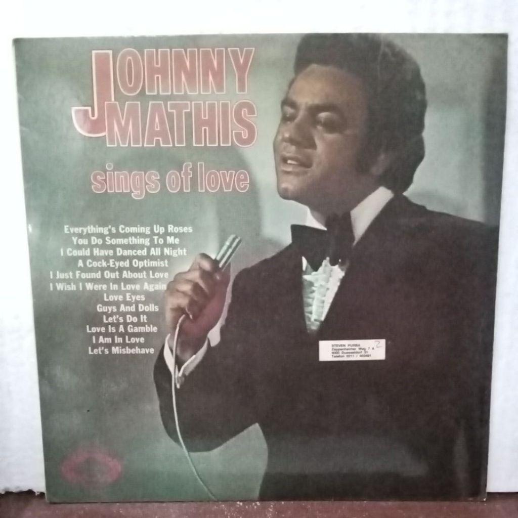 Jual Vinyl Piringan Hitam 12 inch Johnny Mathis Sings Of Love | Shopee ...