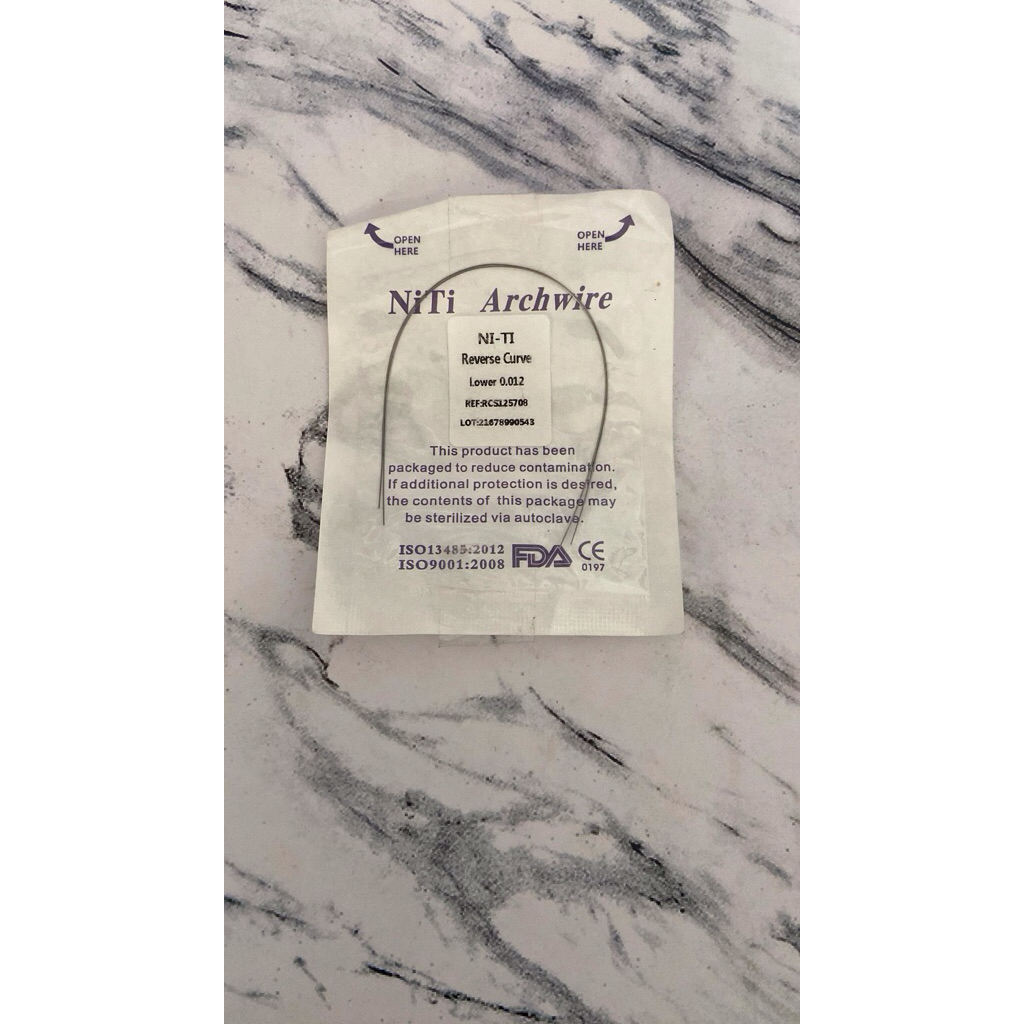 Jual Reverse Curve Lower 012 | NiTi reverse curve | orthodontic wire ...