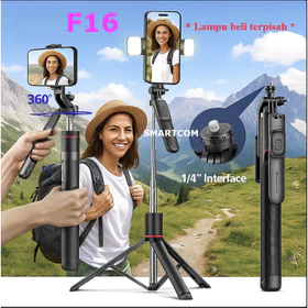 SMARTCOM ~ Tripod Tongsis L16 Bluetooth Hand Stabilizer Hp Gopro Kamera P185 P180 Y19 A36