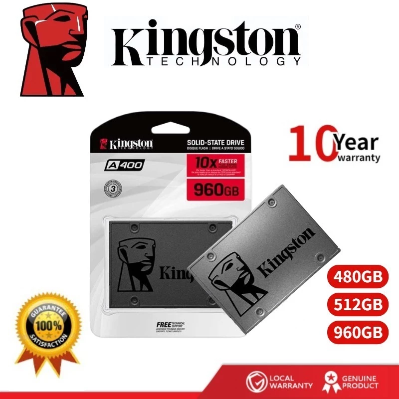 Kingston SSD A400 480GB Garansi 3 Tahun Kingston SSD A400 480GB