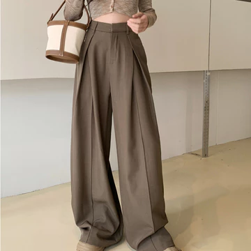 GDTIMA Celana Kulot Wanita Highwaist Casual Celana Panjang Pants