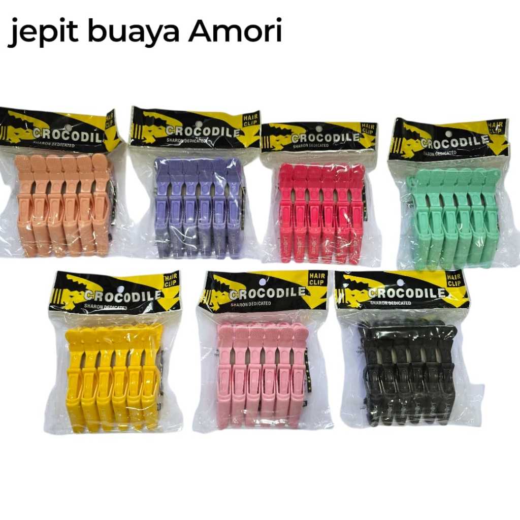 Jual Hair Clip Jepit Rambut AMORI / Jepitan Rambut Buaya Crocodile ...