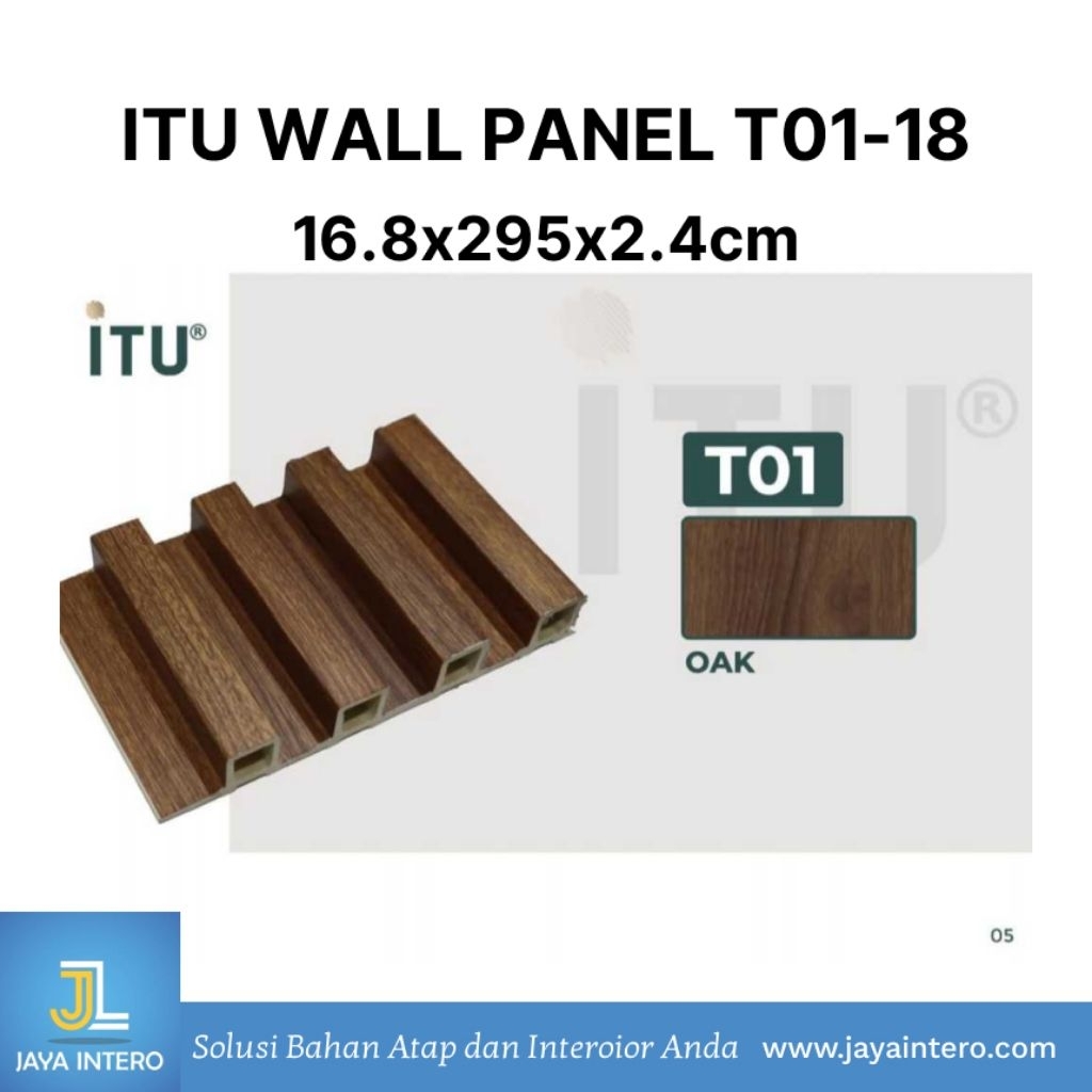 Jual ITU WALL PANEL T01-18 168x2950x24mm - Panel Dinding PVC Interior ...