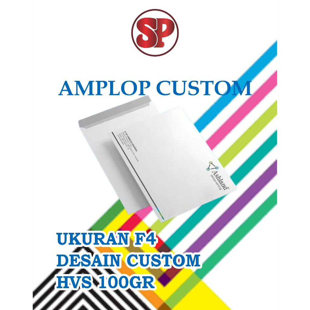 Jual AMPLOP SURAT CUSTOM UKURAN F4 | Shopee Indonesia