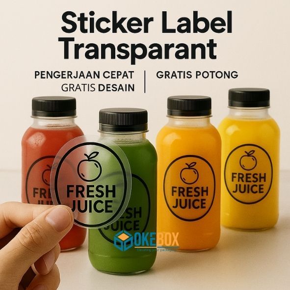 Jual Sticker stiker setiker label kemasan makanan botol minuman ...