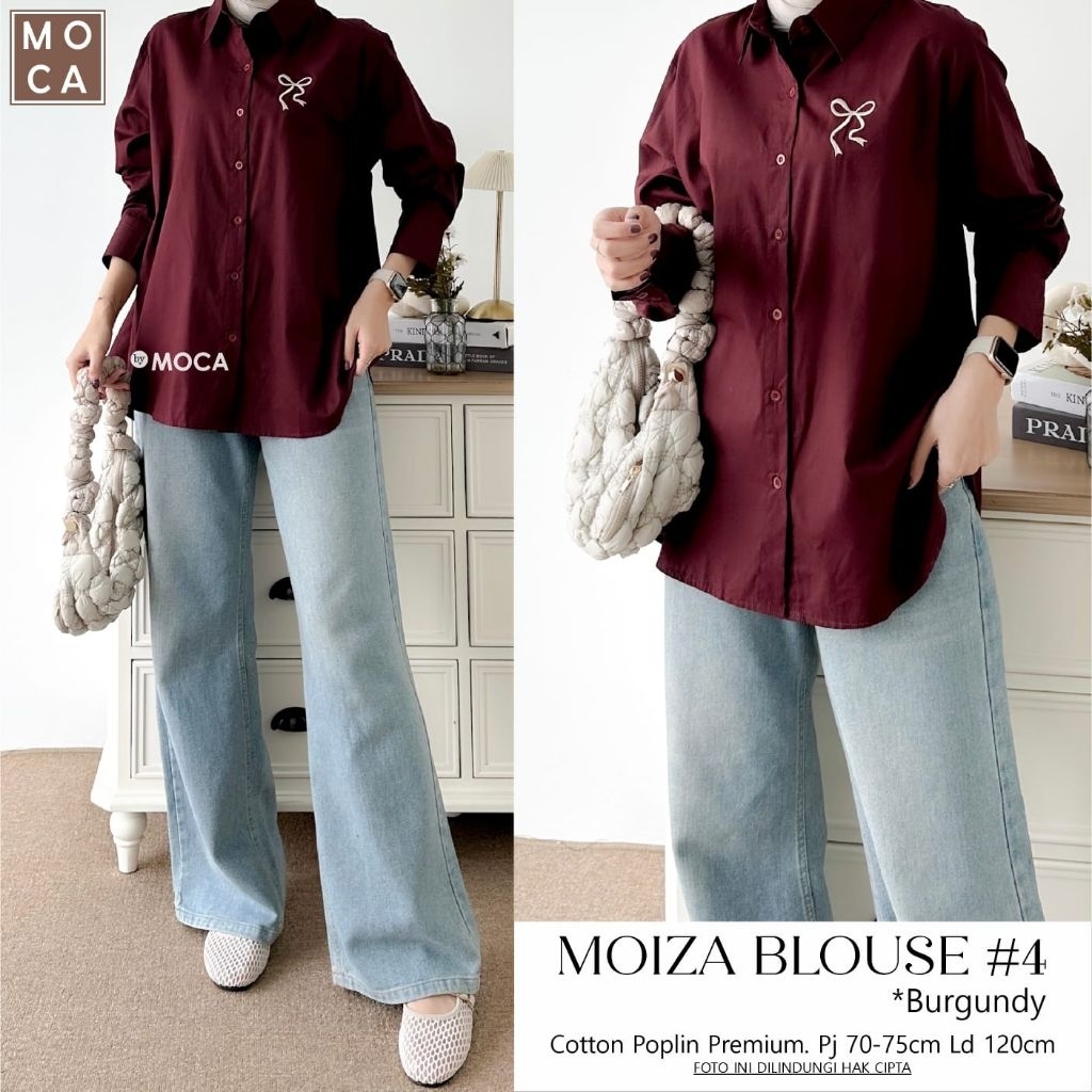 Jual Moiza blouse by Moca | Shopee Indonesia