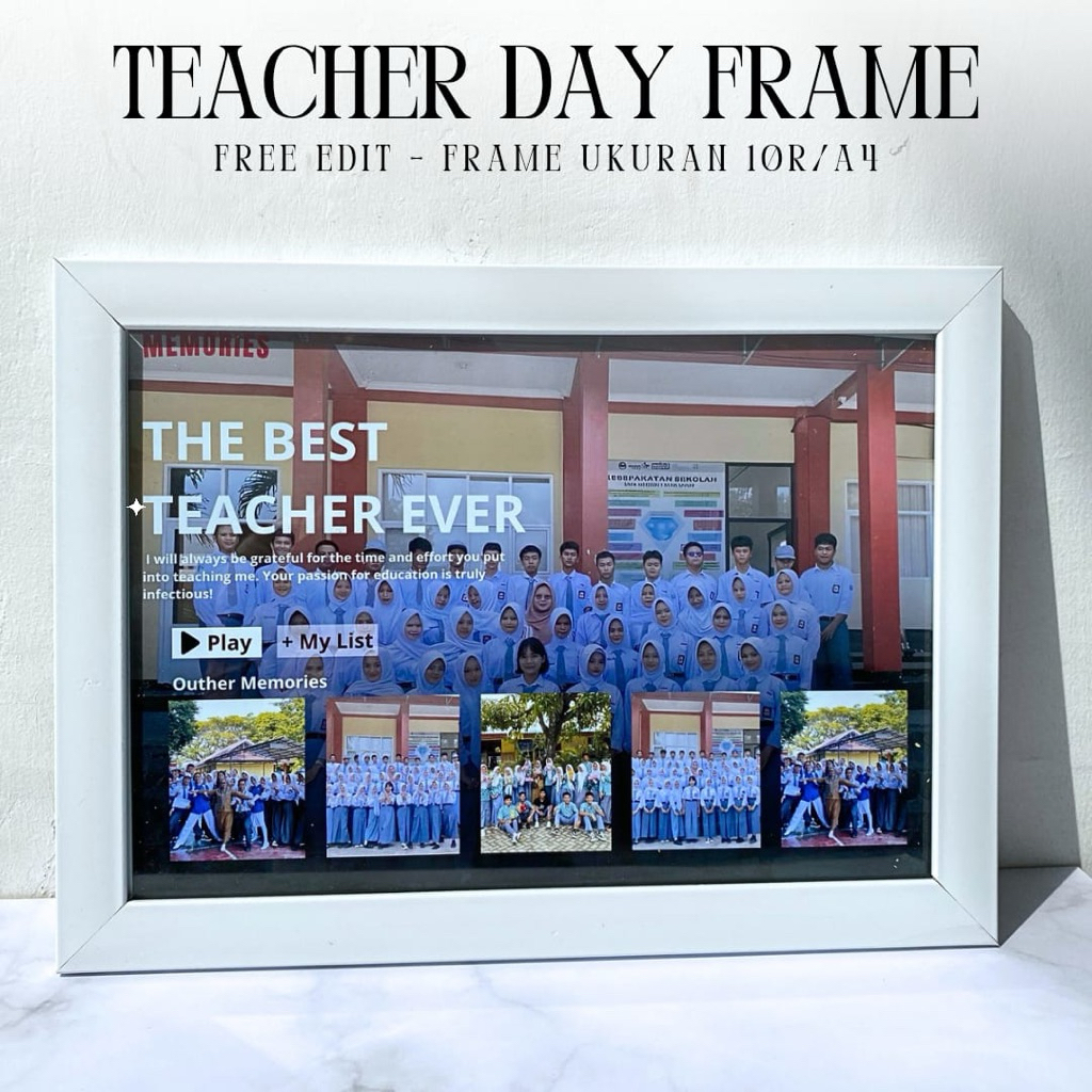 Jual WORDGIFT FRAME KADO UNIK 2D ukuran A4 10R | Kado Ultah Wisuda Kado ...
