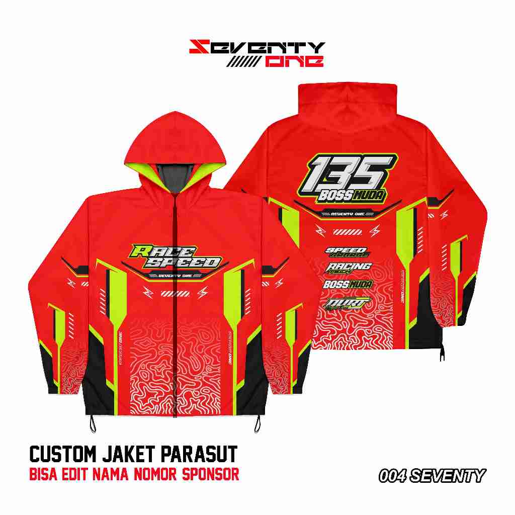 Jual JAKET RACING FULL PRINTING PARASUT CUSTOM DESAIN | Shopee Indonesia