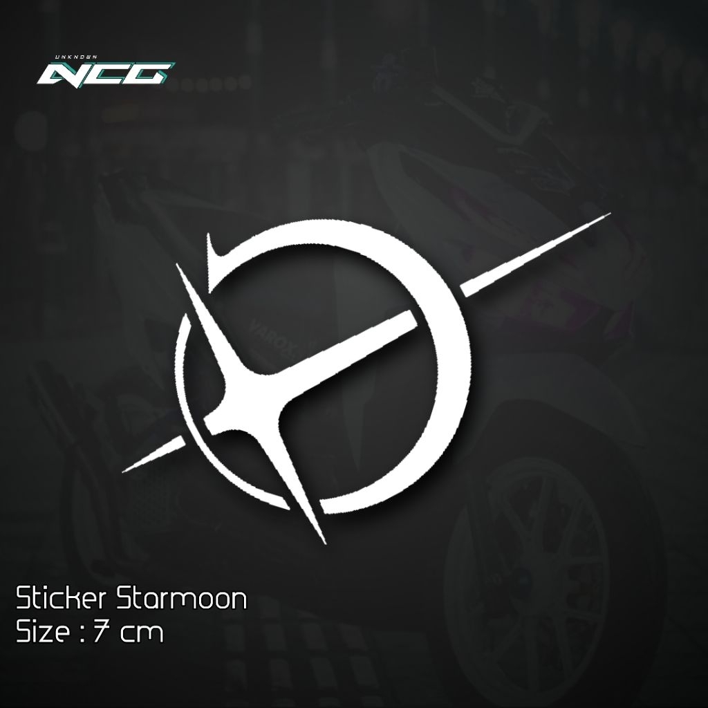 Jual Sticker Starmoon Stiker Cutting Motor, Laptop Aesthetic | Shopee ...