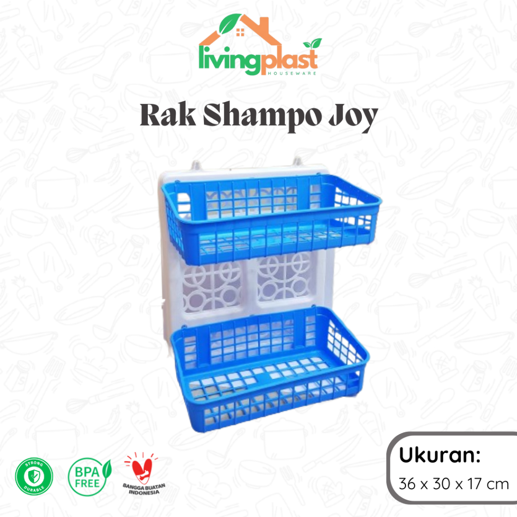 Jual Rak Shampo Joy / Rak Sabun / Rak Toilet / Tempat Botol Sabun / Rak ...