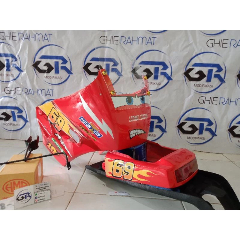 Jual Fairing ssr konsep mcqueen/fairing ninja r balap/fairing ssr ...