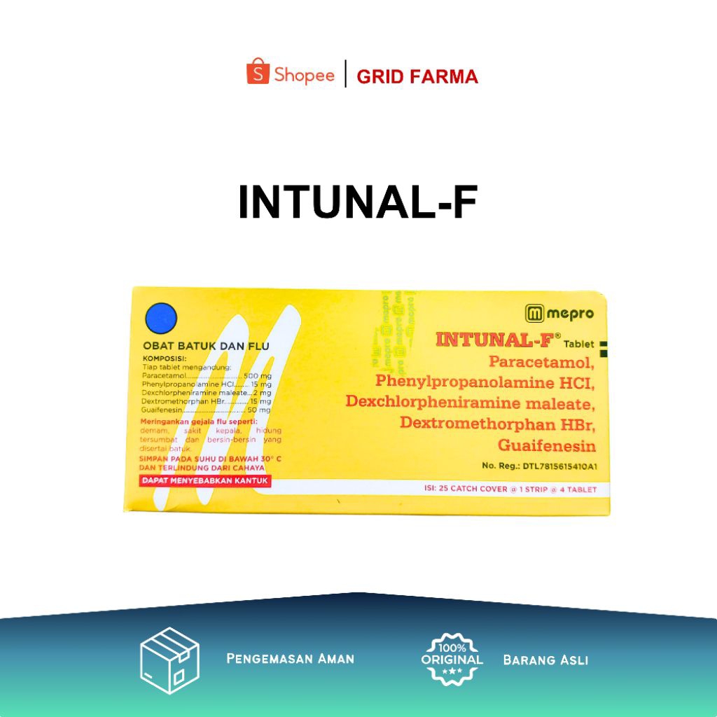 Jual INTUNNAL FORTE TABLET 25*4 PERBOX | Shopee Indonesia
