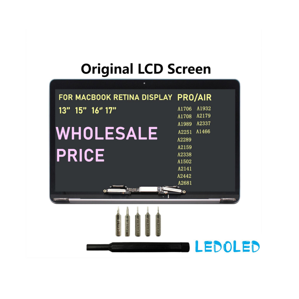 Jual Lcd dan casing "NEW" A2141 A1707 A1398 A2159 A1989 A2251 A2289 ...