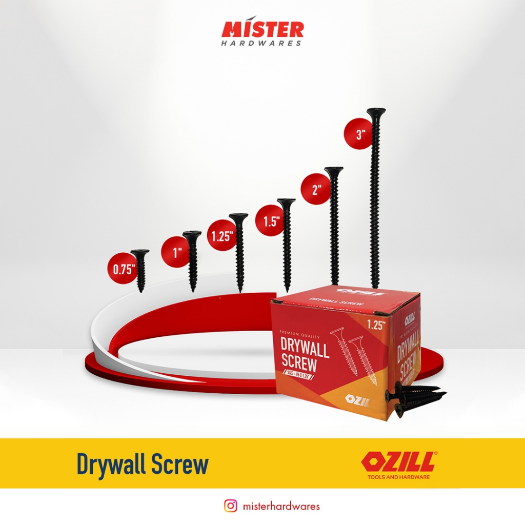 SEKRUP GIPSUM 1 1/4" 3CM OZIL