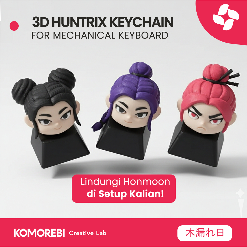 Jual Keycaps Artisan 3D Huntrix Custom Karakter KPop Demon Hunter Mira ...