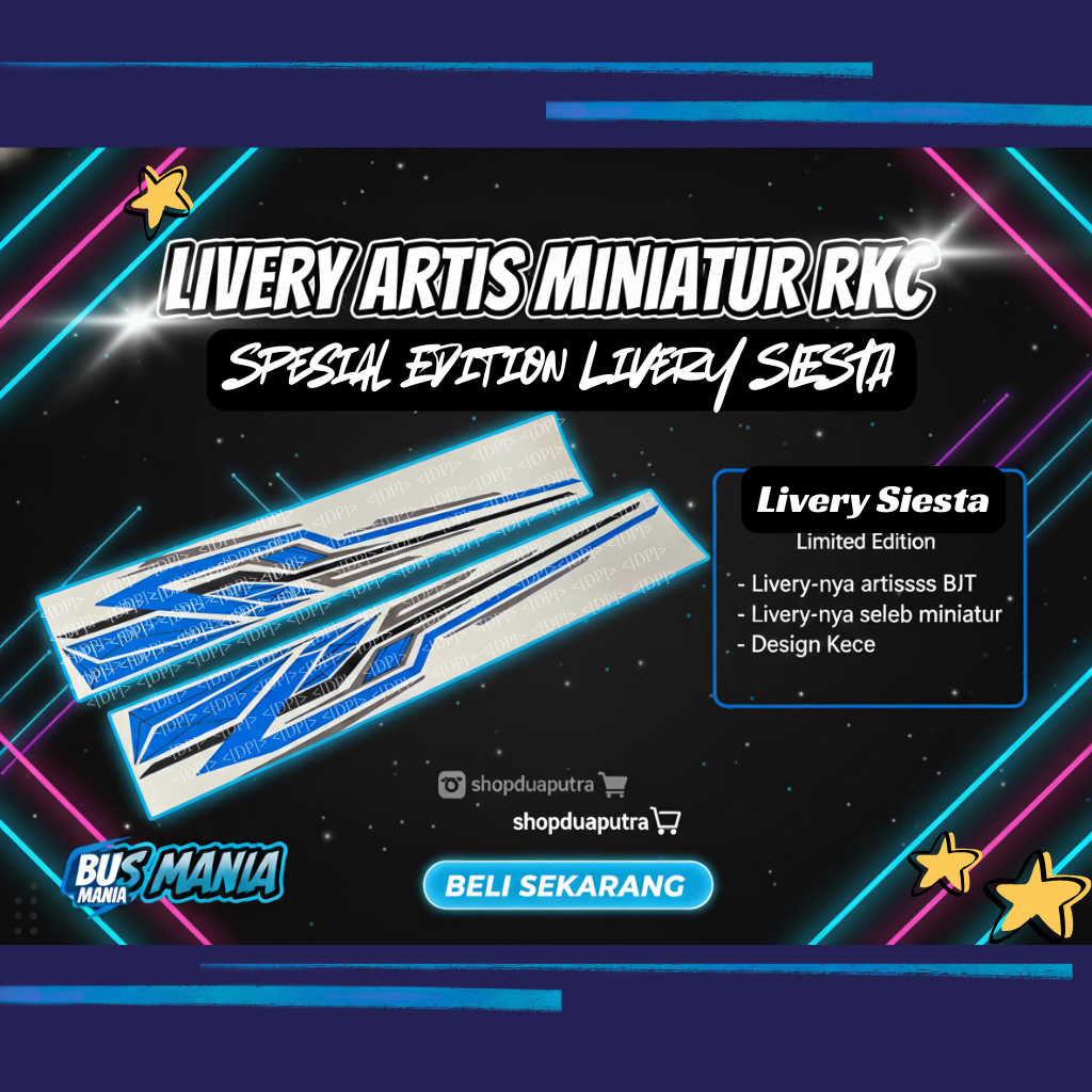 Jual Stiker RKC LIVERY SIESTA - Limited Edition | Shopee Indonesia