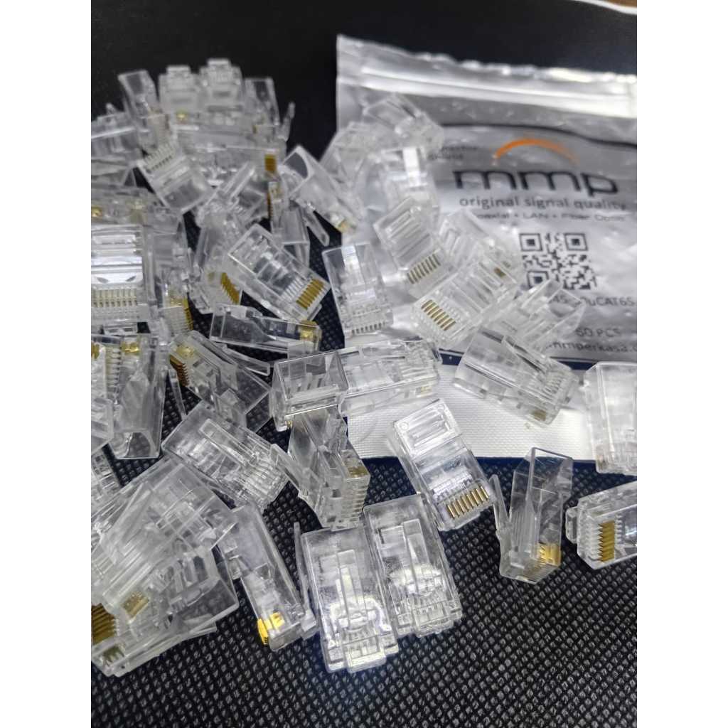 Jual Connector rj 45/konektor pin rj 45 | Shopee Indonesia