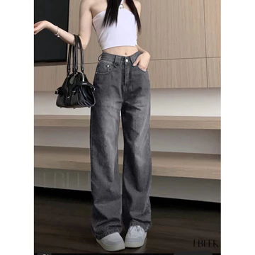 Celana Higwaist Kulot Jeans Wanita. Kulot Jeans Highwaist Wanita