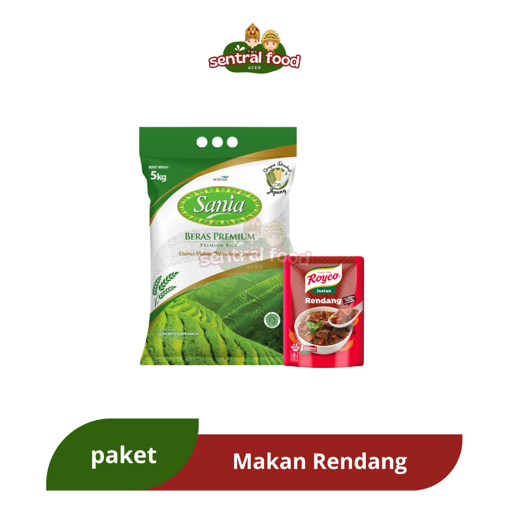 Jual Beras Premium 5kg dan Royco Bumbu Rendang 45gr | Shopee Indonesia