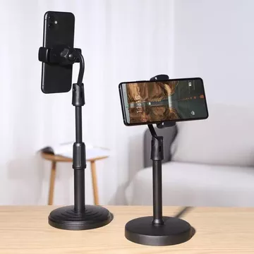 Tripod Broadcasting Stand Holder Putar 360° Kode 67 Phone Holder Lipat Portable T